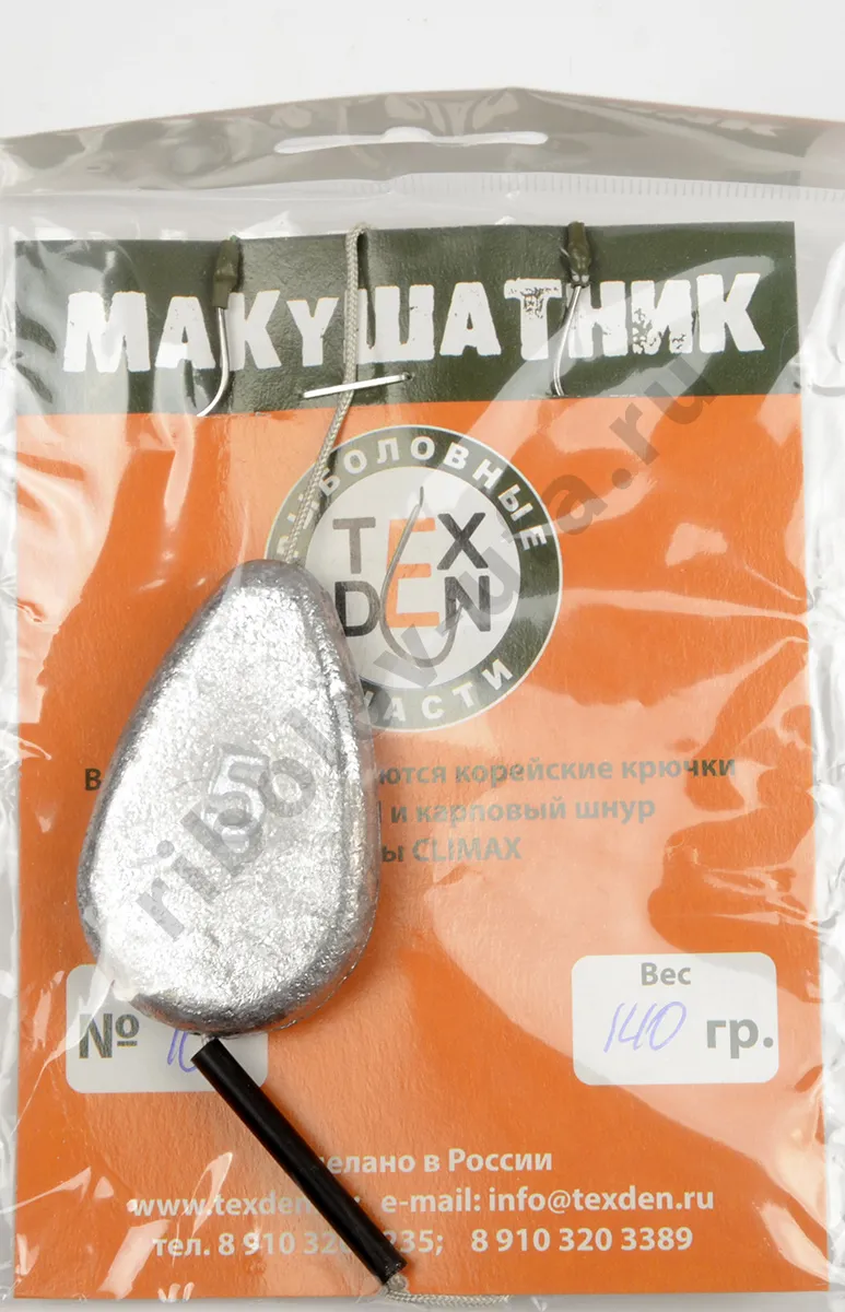Макушатник Tex Den 140 гр. (5унц)