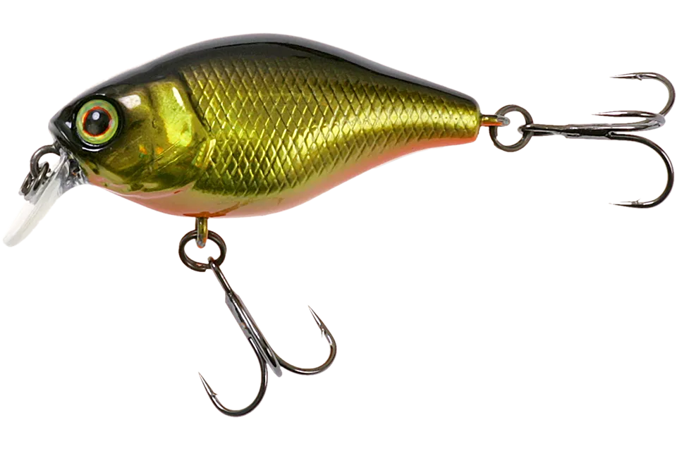 Воблер Jackall Cherry 44 дл. 4.4 см, гл. 1.0 м, 6.2 гр., floating, цв. hl gold&black