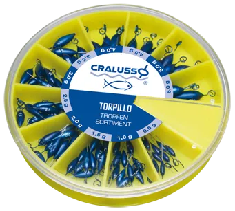 Набор свинцовых грузов Torpillo 3021 (Cralusso): 0.5-6 гр