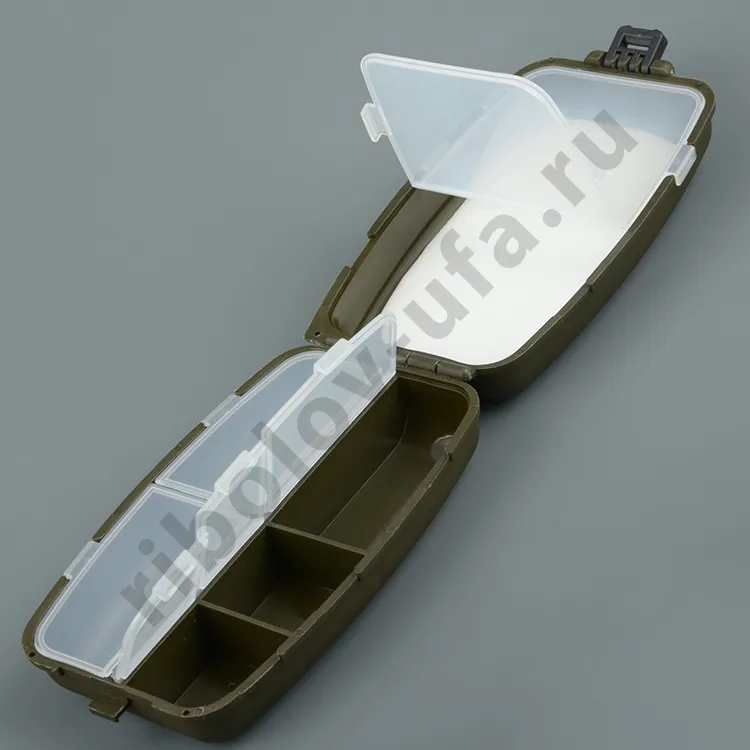 Коробка СЧ-5 для блесен и мормышек с изолоном (7 отд)(145x87x46мм) Три Кита