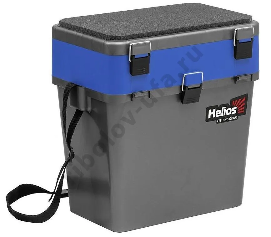 Ящик зимний Helios серый/синий