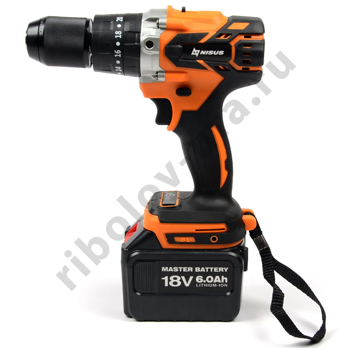 Шуруповерт-электробур Nisus 18V 6A 120Hm (N-LB176N)