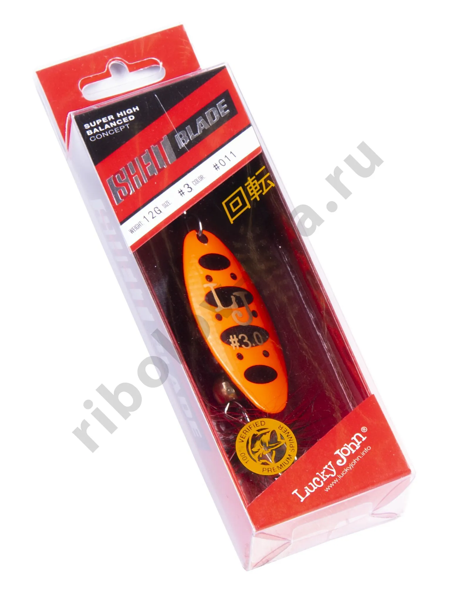 Блесна вращ. Lucky John Shelt Blade 03 12.0 г цв. 011