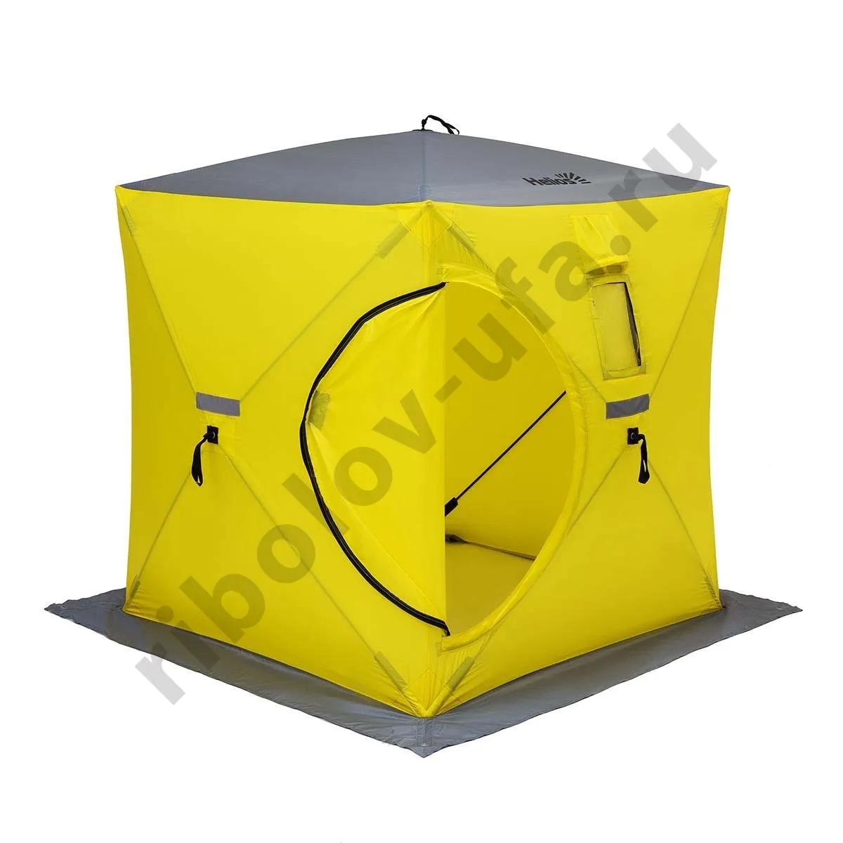 Палатка зимняя Куб Helios 1.8x1.8 (yellow/gray)