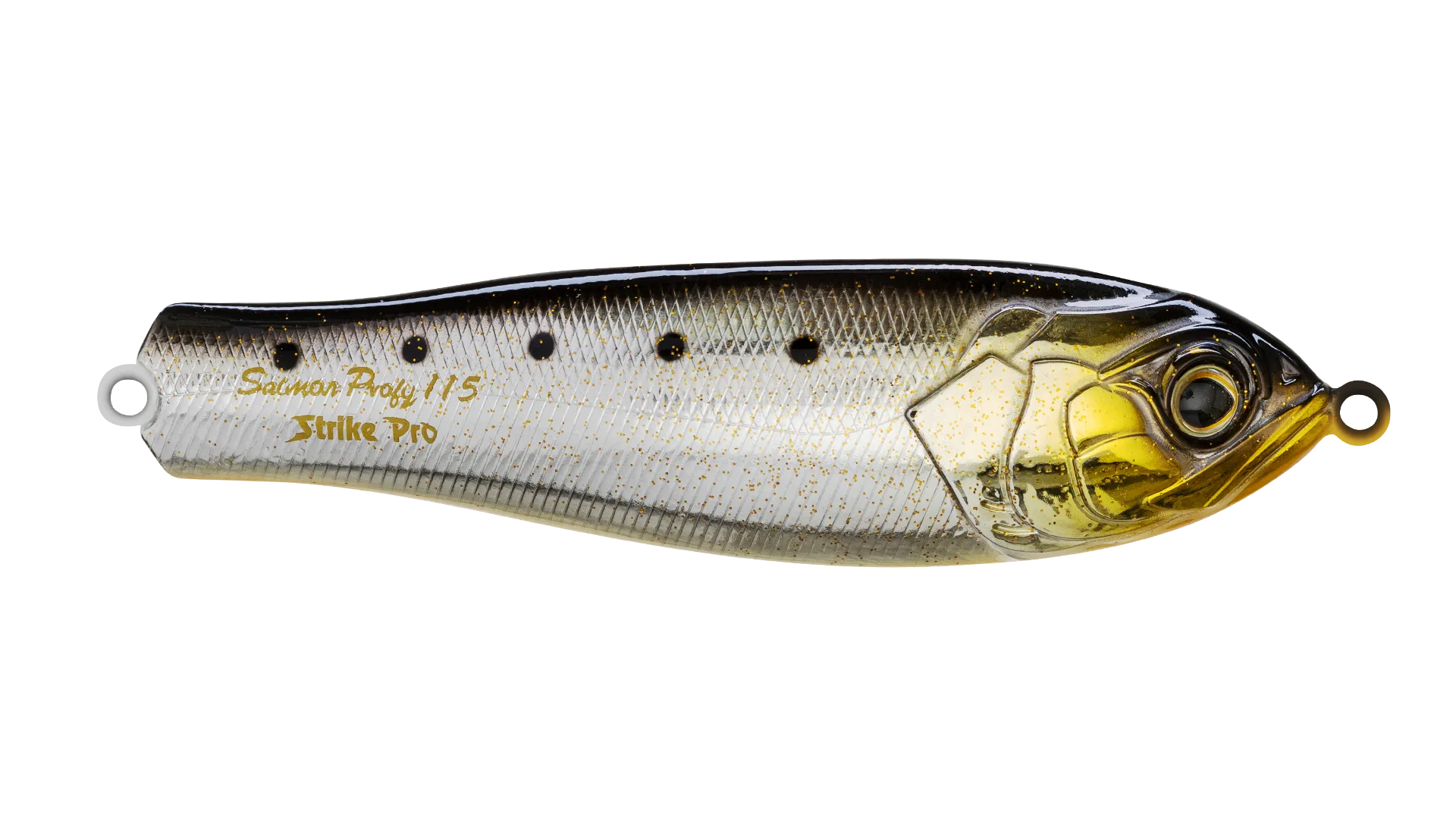 Блесна Strike Pro Salmon Profy 90CD шумовая 22гр, незац. двойник кр.Owner  PST-03CD#A176E