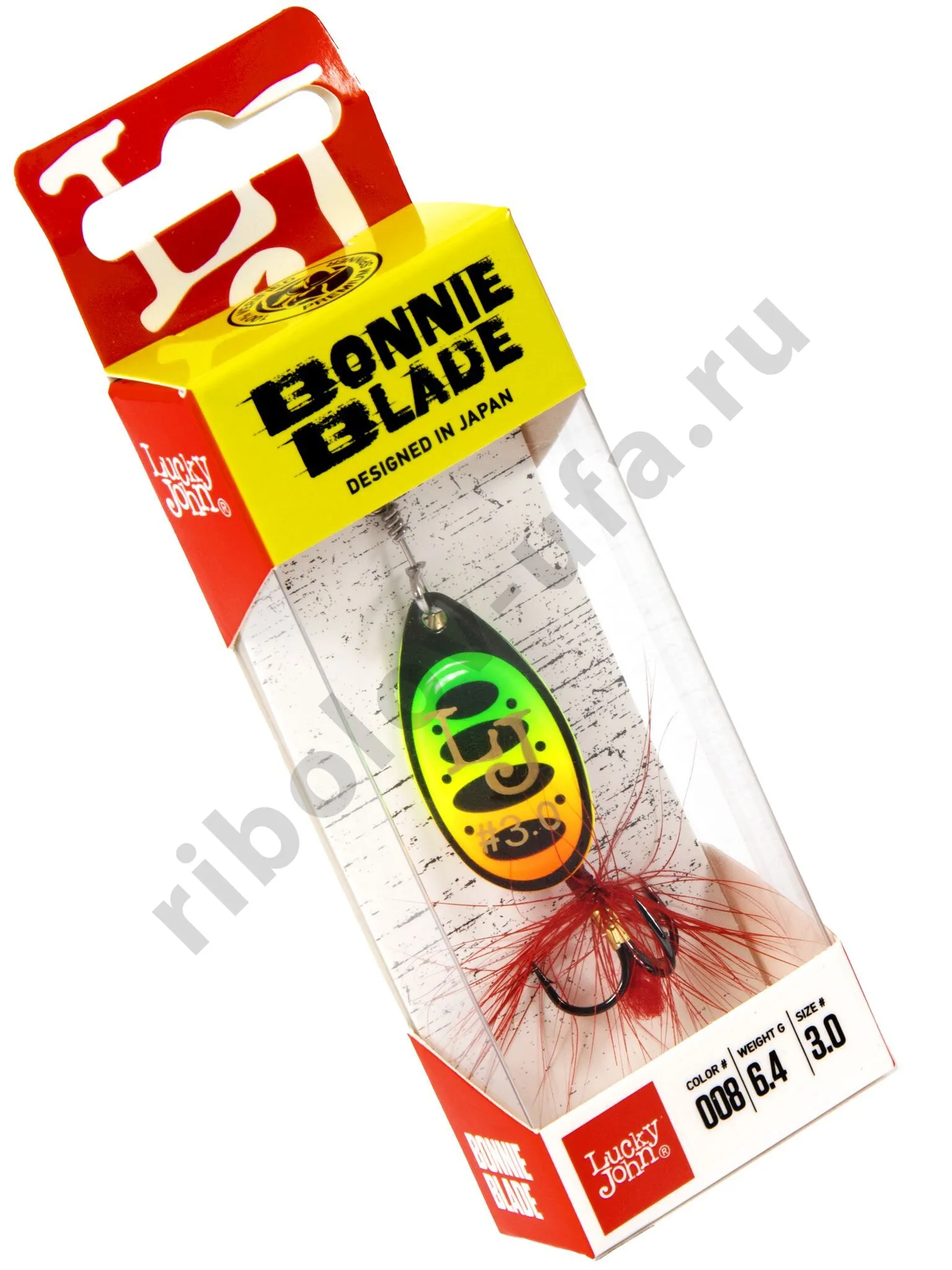 Блесна вращ. Lucky John Bonnie Blade #03, 6.4гр., цв. 008