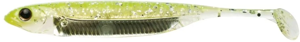 Силиконовая приманка Fish Arrow Flash J Shad 4 in SW #102 Chartreuse/Silver