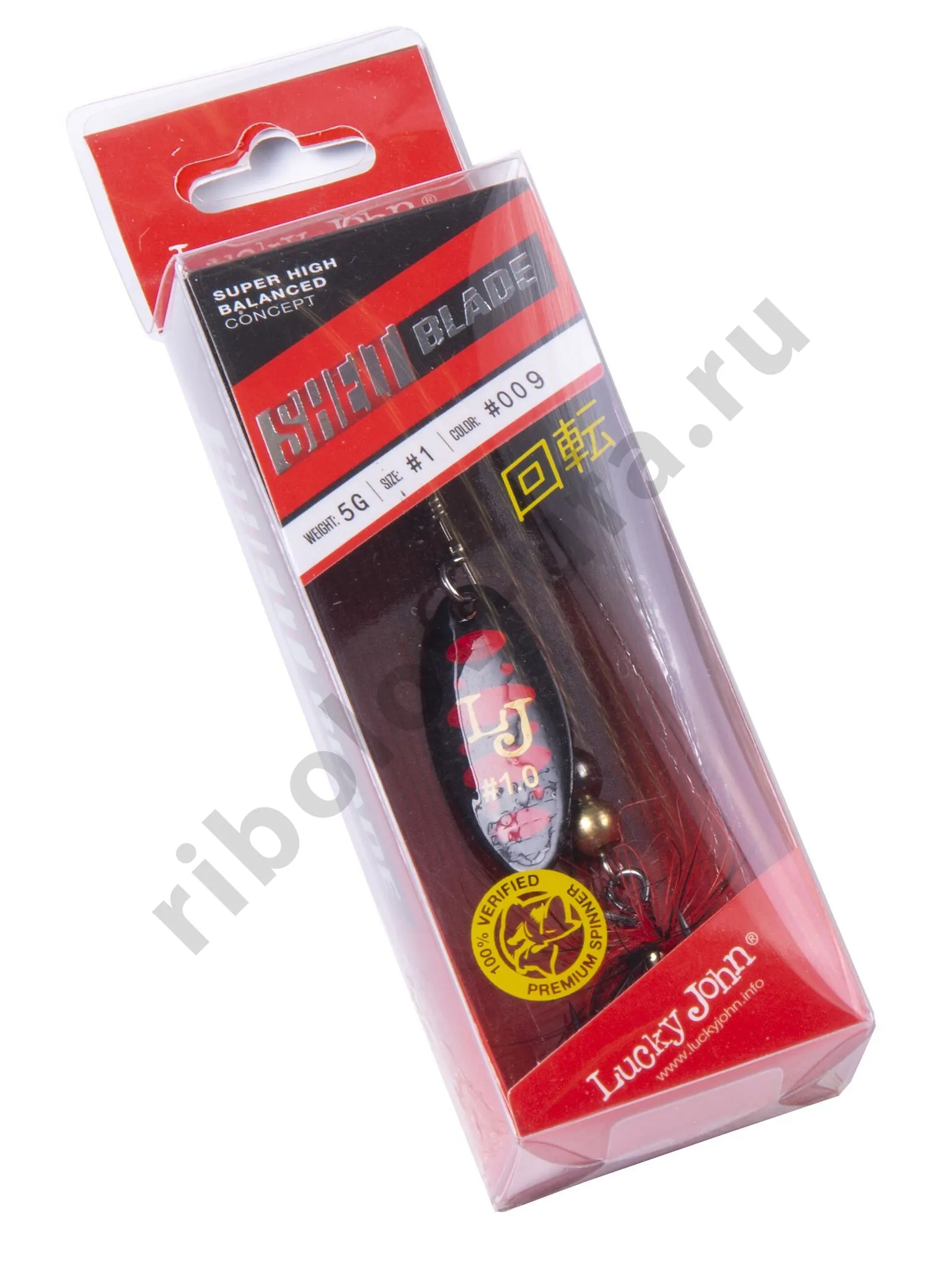 Блесна вращ. Lucky John Shelt Blade 01 05.0 г цв. 009