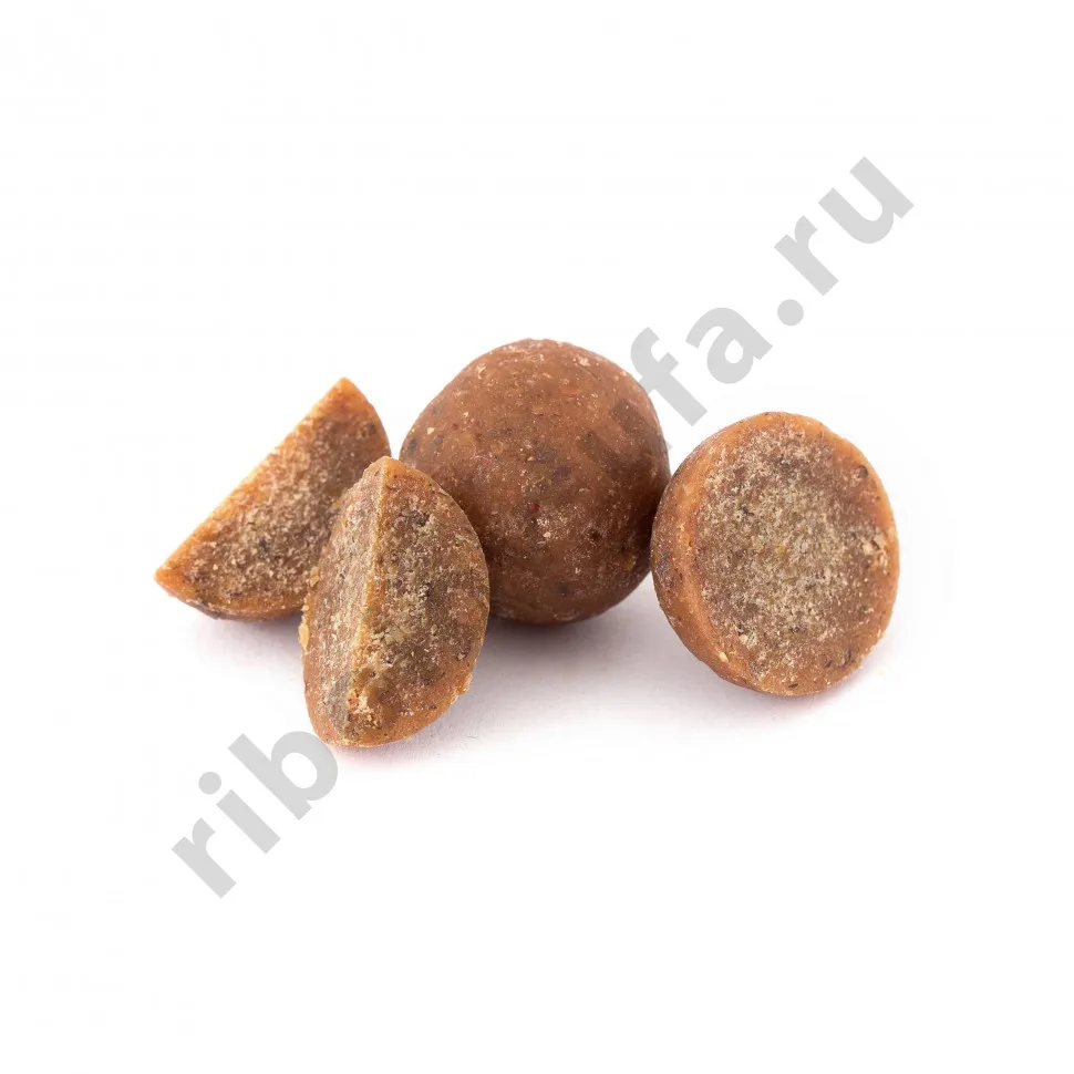 Бойлы GBS Baits Carp вареные прикормочные 20мм 1кг (пакет) Crab-Spice Краб+специи