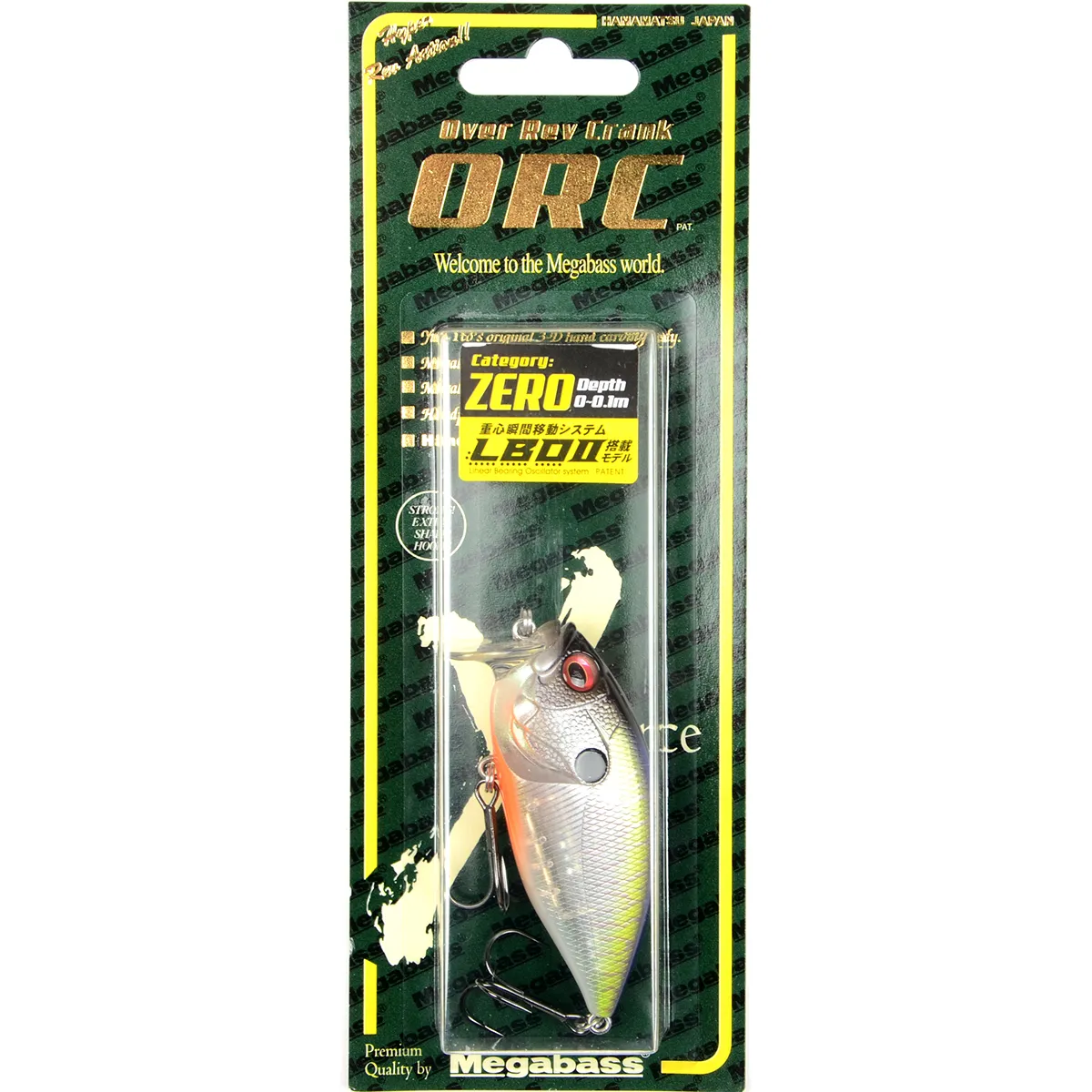 Воблер Megabass O.R.C Over Rev Crank 70F 70мм 17гр цв. PM Mirage Tiger 551383