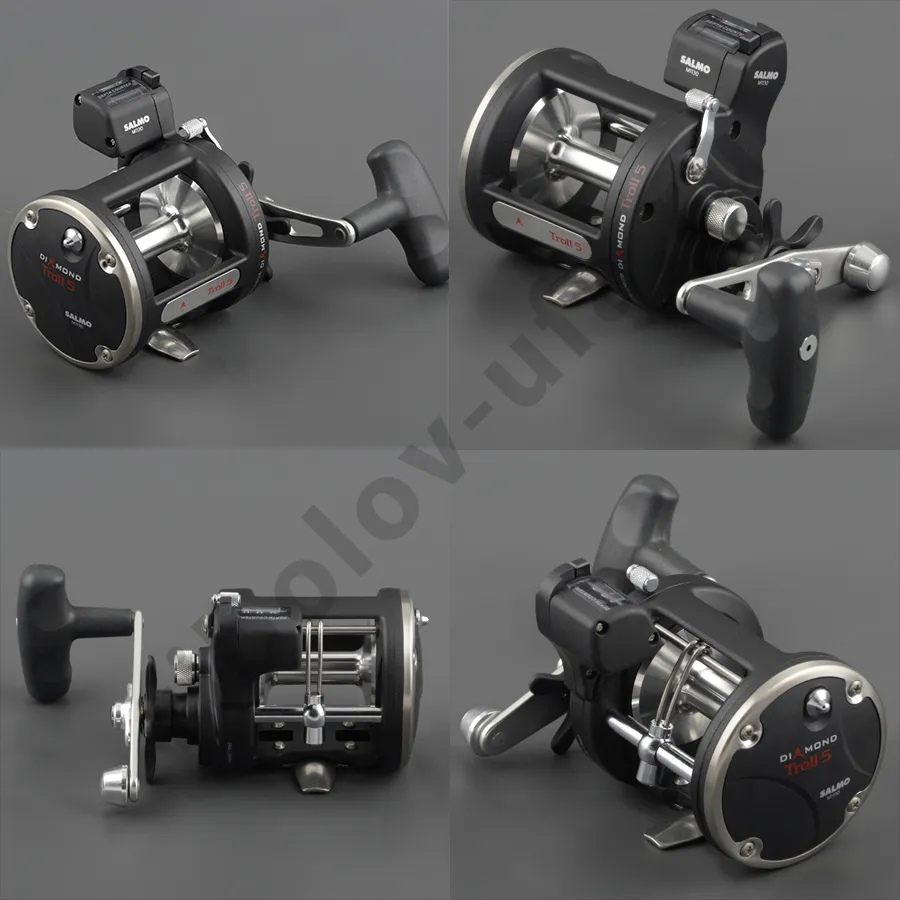 Катушка мульт. Salmo Diamond Troll 5 со счетчиком