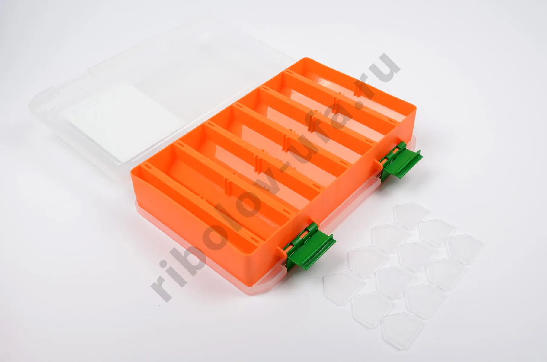 Коробка Fisherbox 240D оранж. двухсторонняя 24*15*05