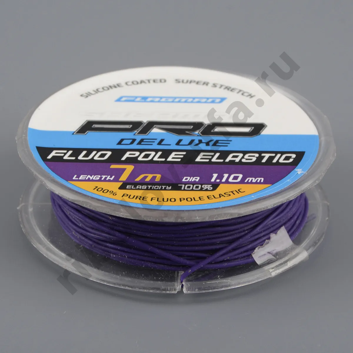 Амортизатор для штекера Flagman Deluxe Fluo Pole Elastic 7м, d-1.1мм violet