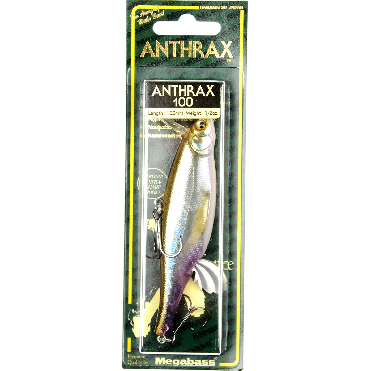 Воблер Megabass Anthrax SP-C 100F 100мм 14гр 0-0,3м цв. HT Ito Wakasagi 551178
