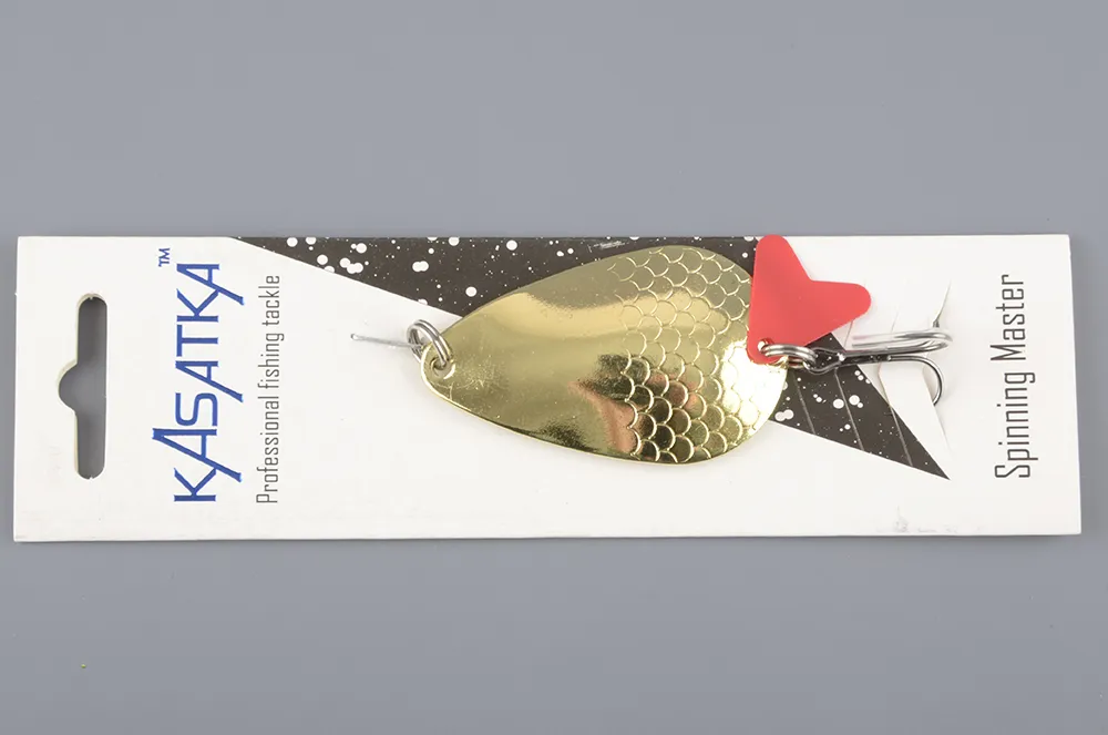 Блесна колеб. Kasatka 18гр. Gold-002  SF04-21A