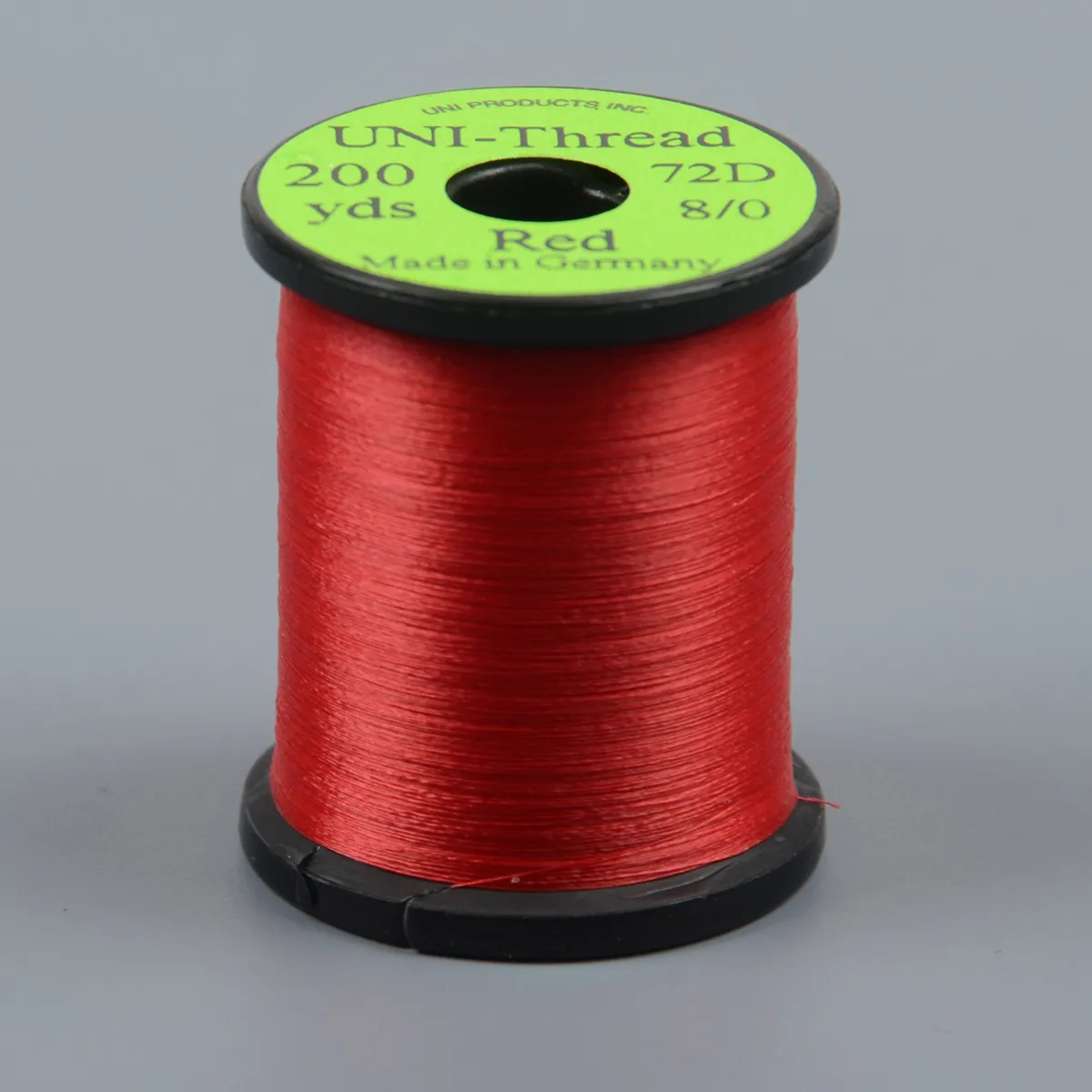 Монтажная нить Uni Thread 8/0 200y UW Red  (невощеная)