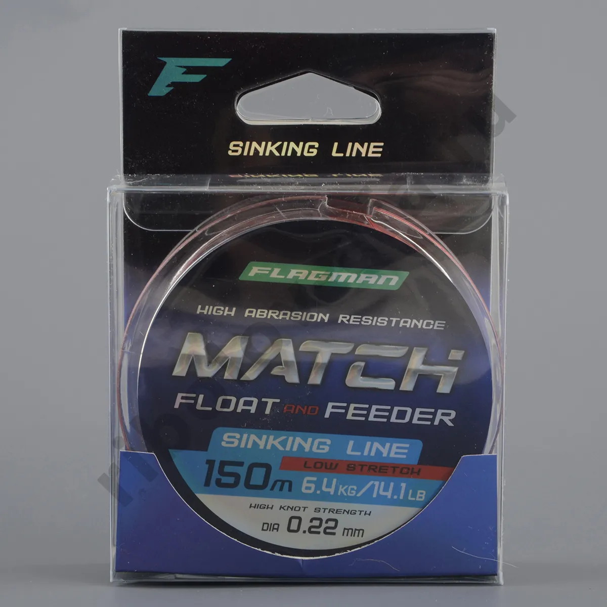 Леска Flagman Match and Feeder Sinking Line 150м, 0.22мм, 6.4кг