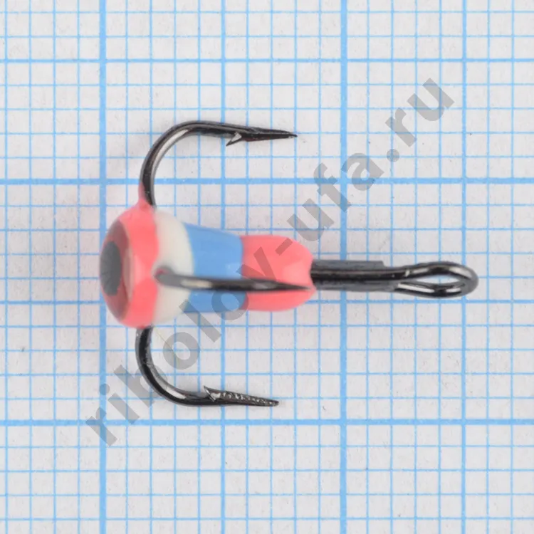 Тройник с 3D каплей Bravo Fishing №10-109P (Mustad)  (10шт/уп)