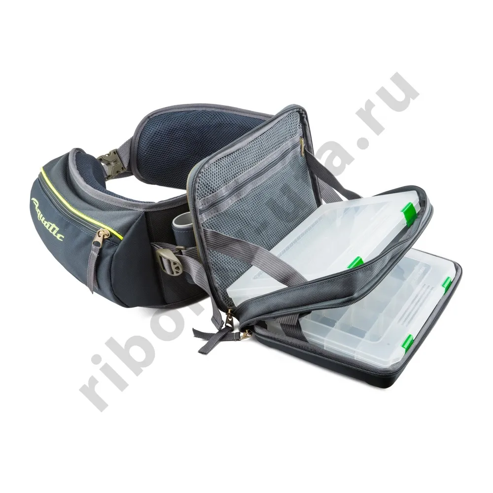 Пояс Aquatic разгрузочный ПР-04 с коробками fisherbox ПР-04 синий