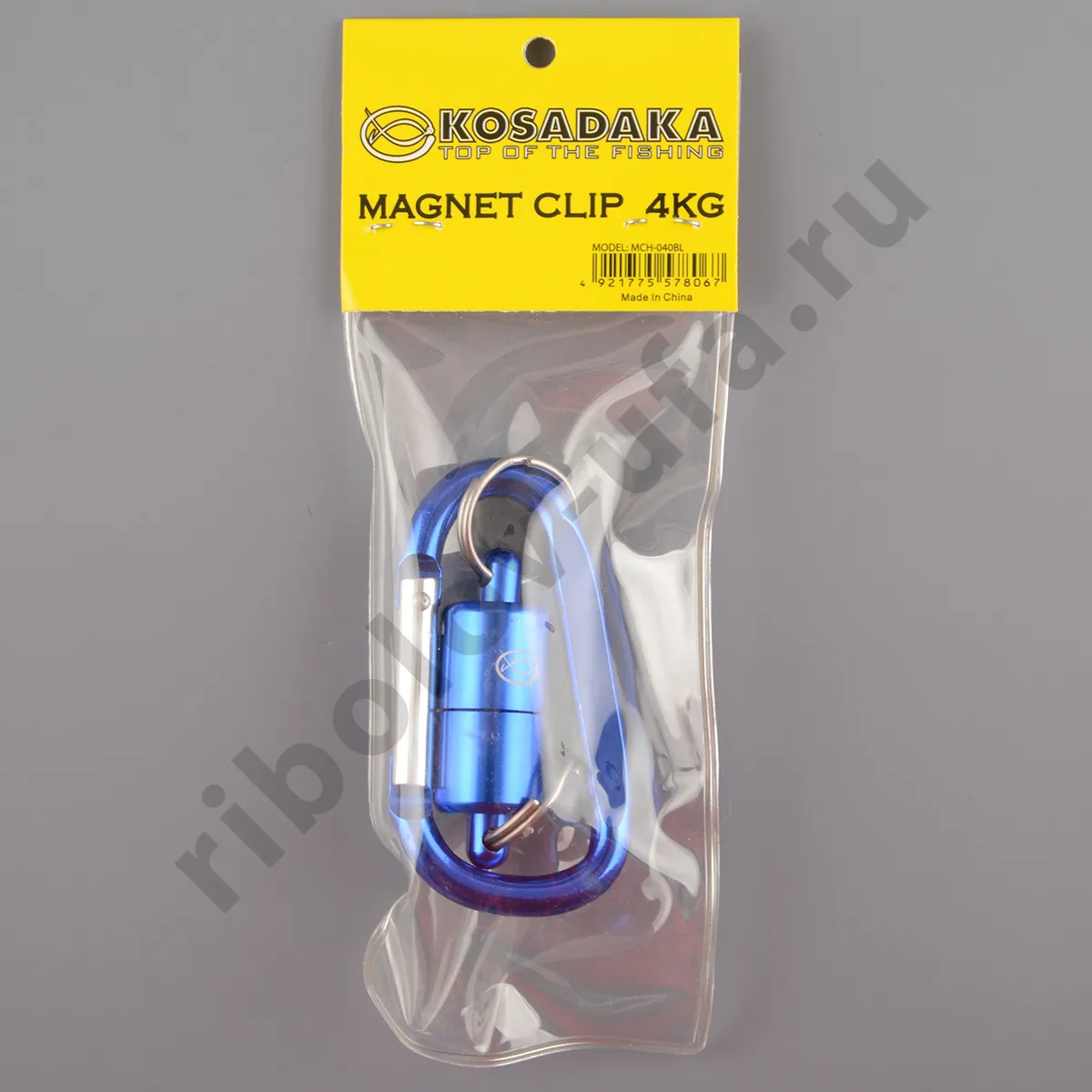 Ретривер Kosadaka магнитный с карабином, усилие 4кг MCH-040BL