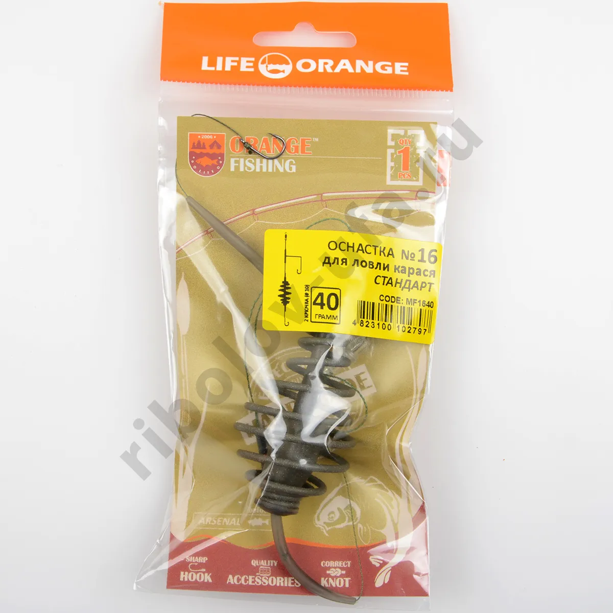 Монтаж карась Orange #16 Spring, 40гр