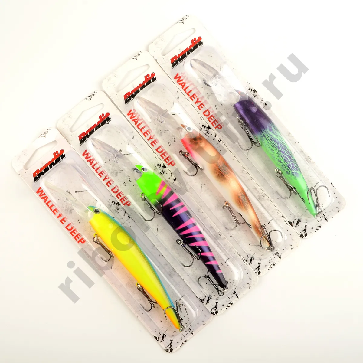 Воблер Bandit Deep Walleye 12см, 17.9гр, (8м) #B80