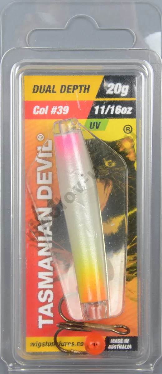 Блесна Wigston Lures Tasmanian Devil 20гр #39 Harleuin 