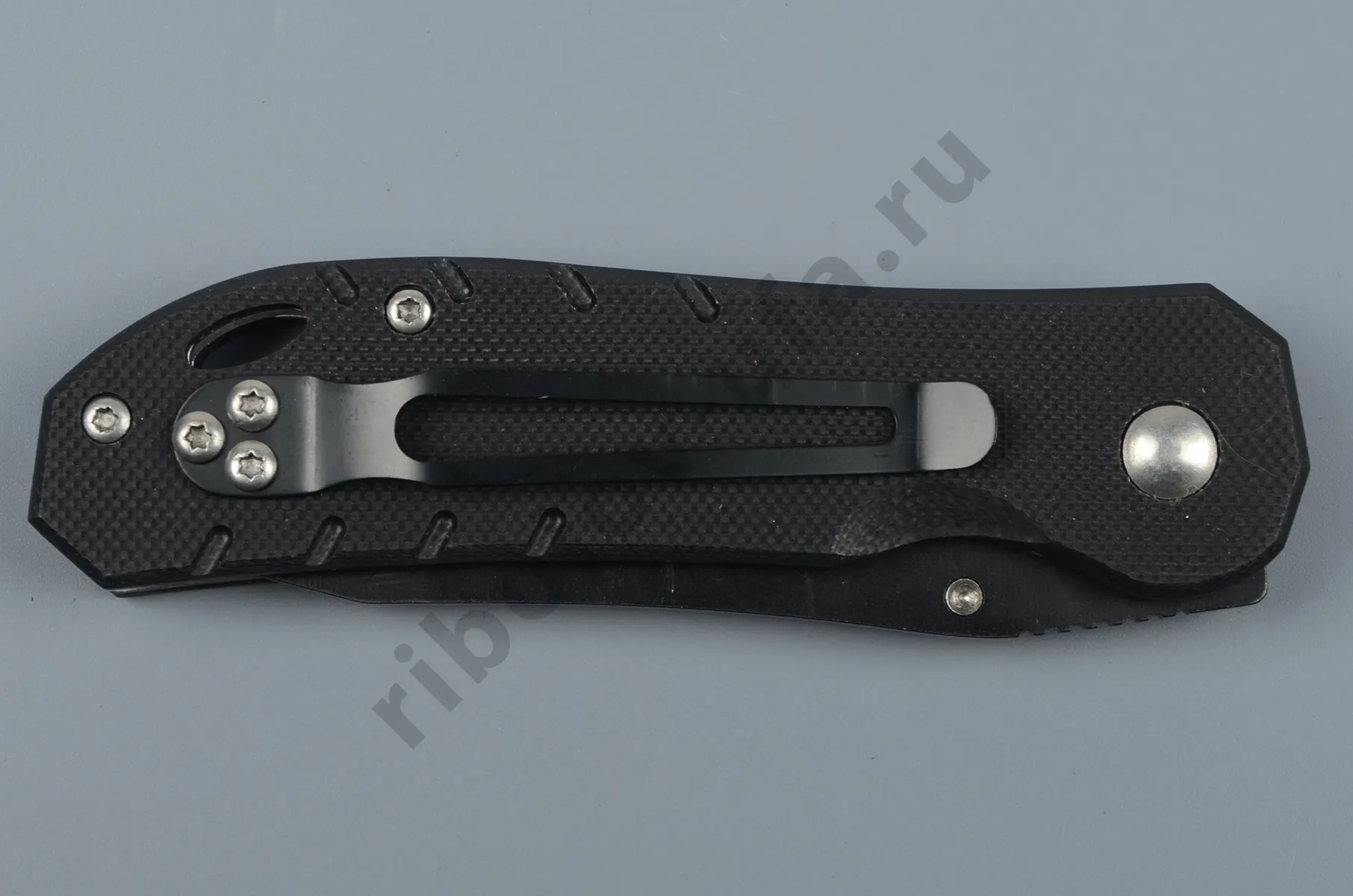 Нож складной Kosadaka N-F26B 17/9.5 см, 81 гр., черная рукоятка