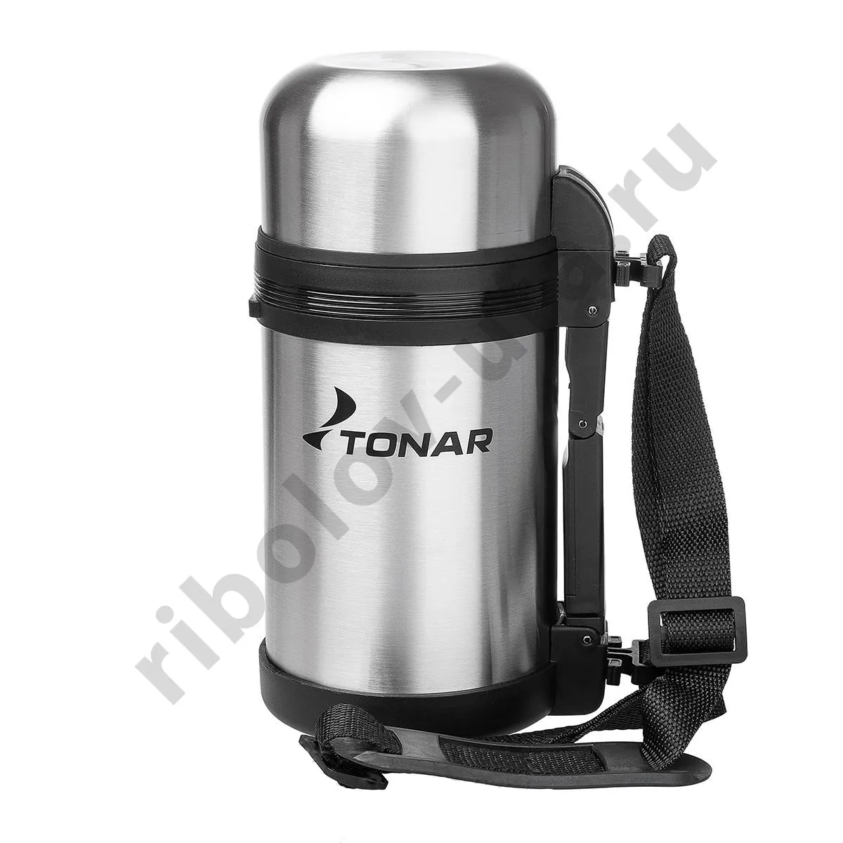 Термос Tonar 1.2л HS.TM-011 (дополн.пласт.чашка, скл.ручка, ремень)