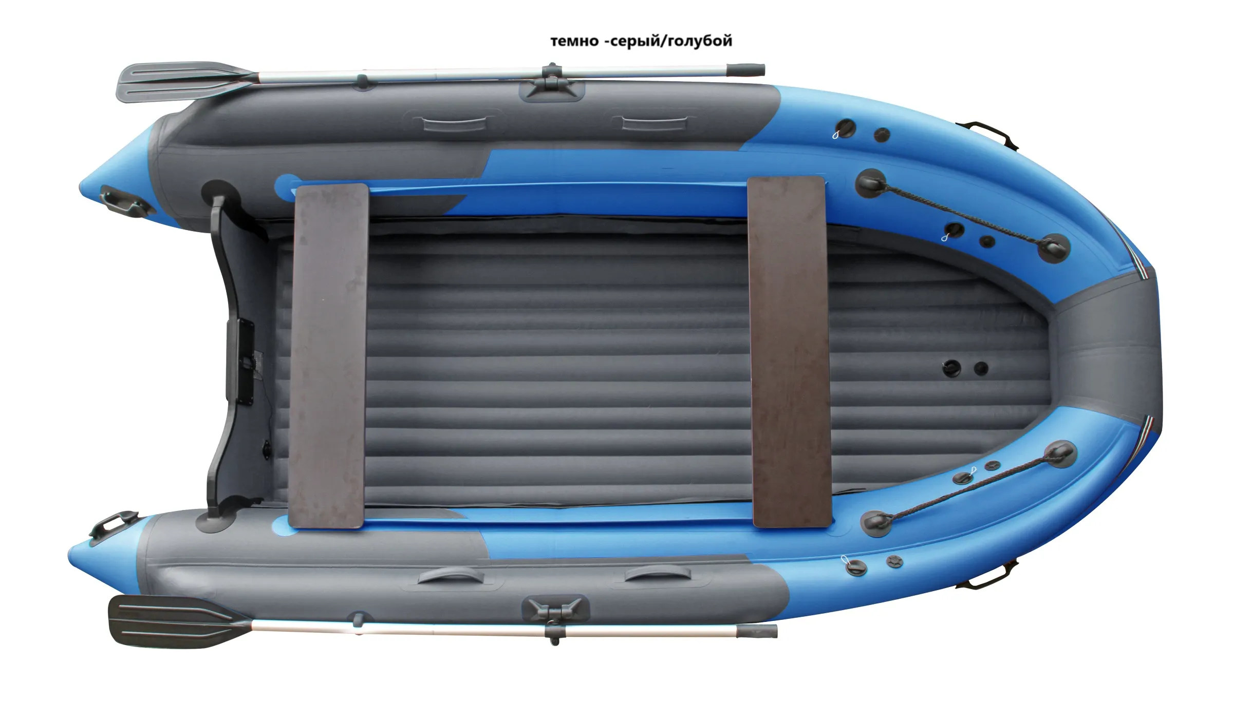 Лодка Skat Triton 400 Fi цв. т.сер-голубой