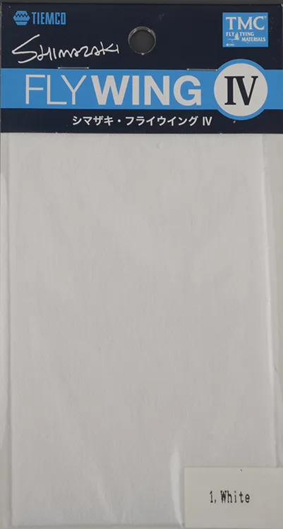 Материал для крыльев Tiemco Shimazaki Fly Wing IV White 01