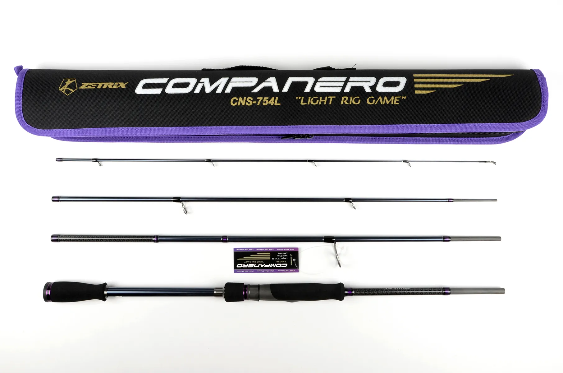Спиннинг Zetrix Companero CNS-754 L 2-14гр, 4-8lb Fast
