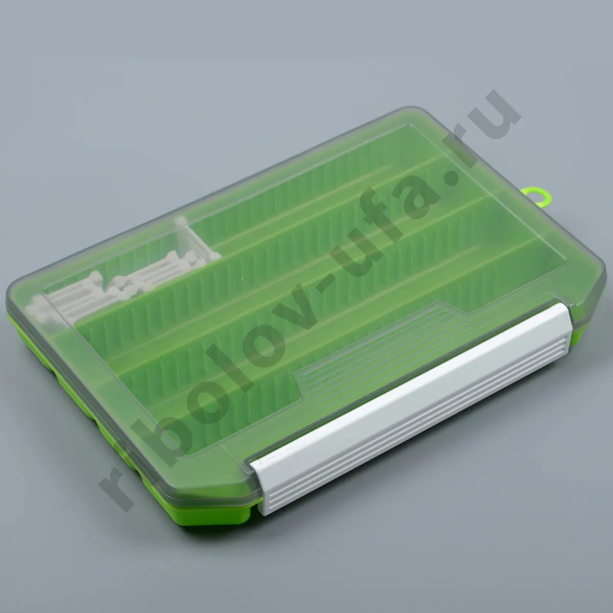Коробка Kosadaka 21*14.5*2.5см для приманок, зелёная TB-S39-GRN