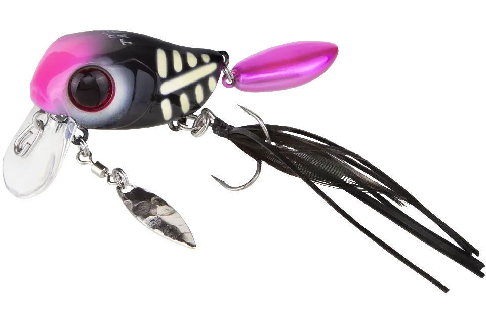 Воблер Jackall Micro Tappy  дл. 5.4 см, гл. 0-0.1 м, 4.8 гр., floating, цв. honebone black