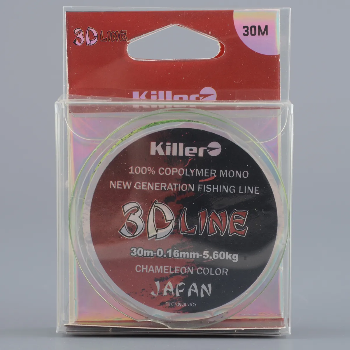 Леска Killer 3D Line 30мм 0,08мм