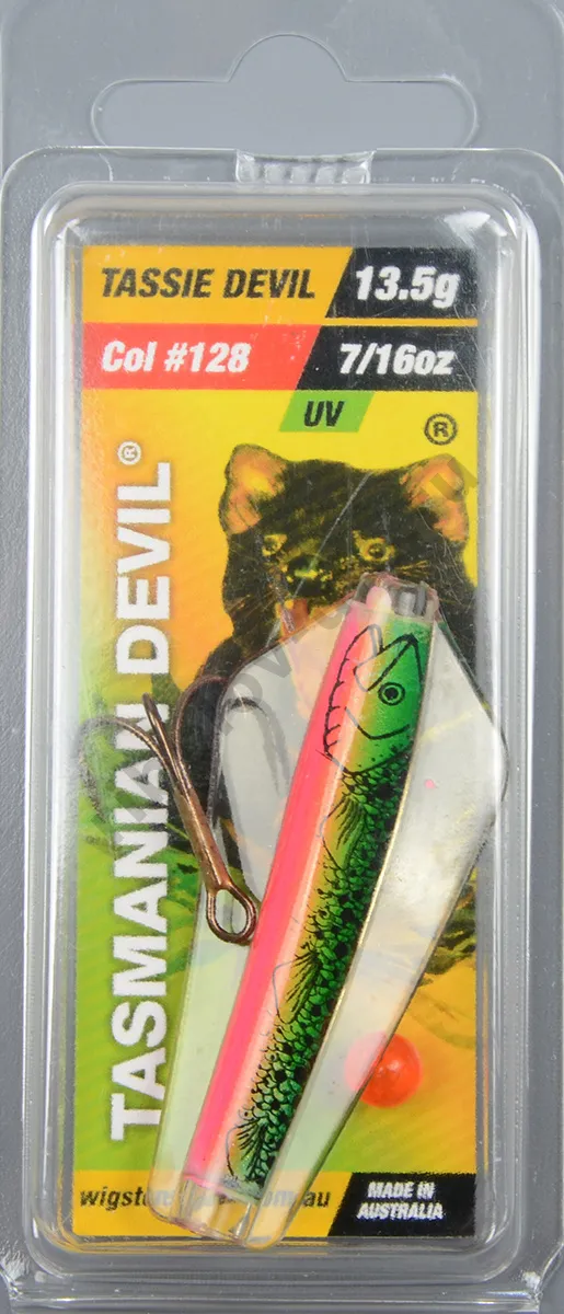 Блесна Wigston Lures Tasmanian Devil 13гр #128 Coral Trout