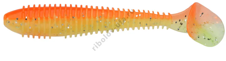 Силиконовая приманка Keitech Swing Impact Fat 4,8 in 12см 12гр (5шт/уп) # PAL 04  Sun Shine Lemon