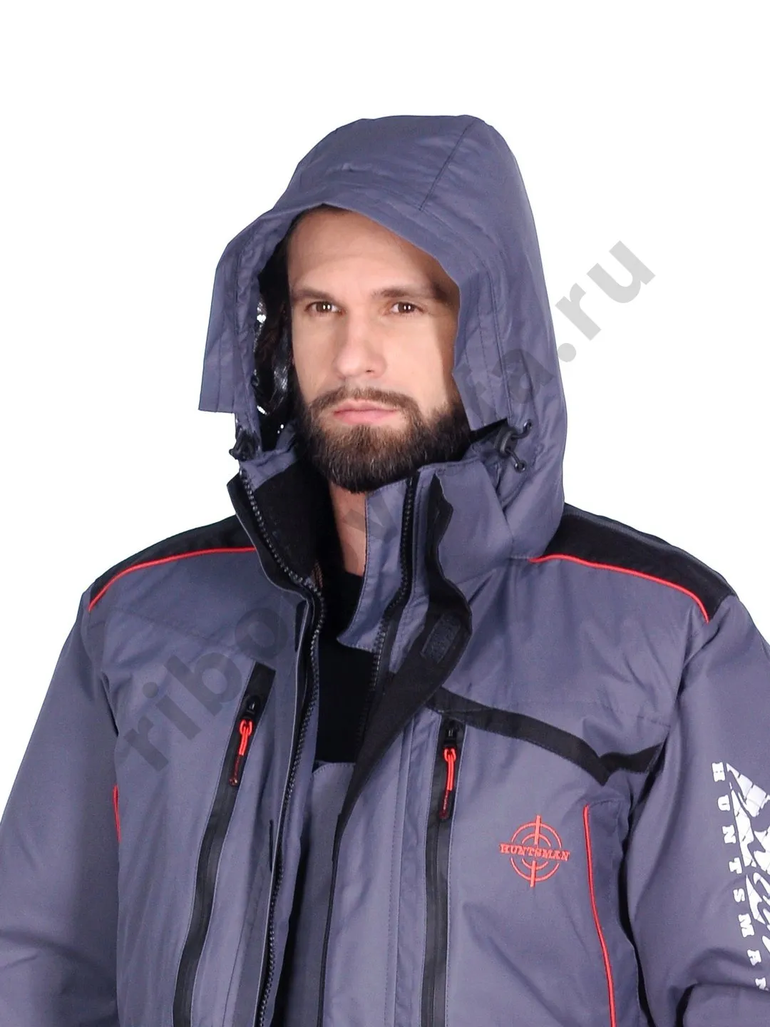 Костюм плавающий Huntsman Siberia Floating цвет Серый/Черный ткань Breathable р. 44-46 рост 170 (РР)