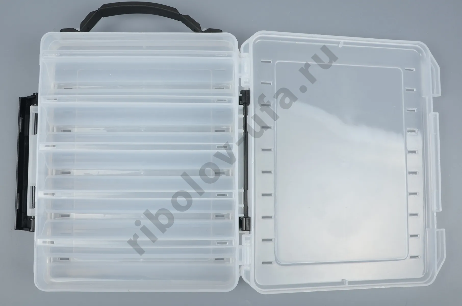 Коробка Kosadaka 20*17.5*5см двухсторонняя, прозрачная