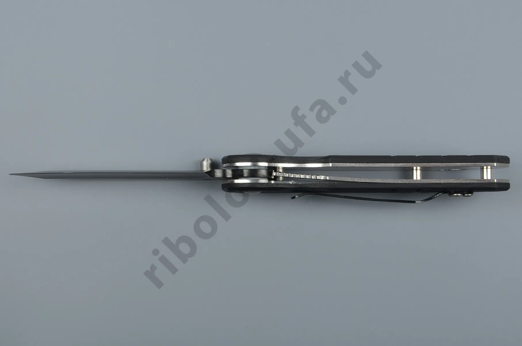 Нож складной Kosadaka N-F26B 17/9.5 см, 81 гр., черная рукоятка