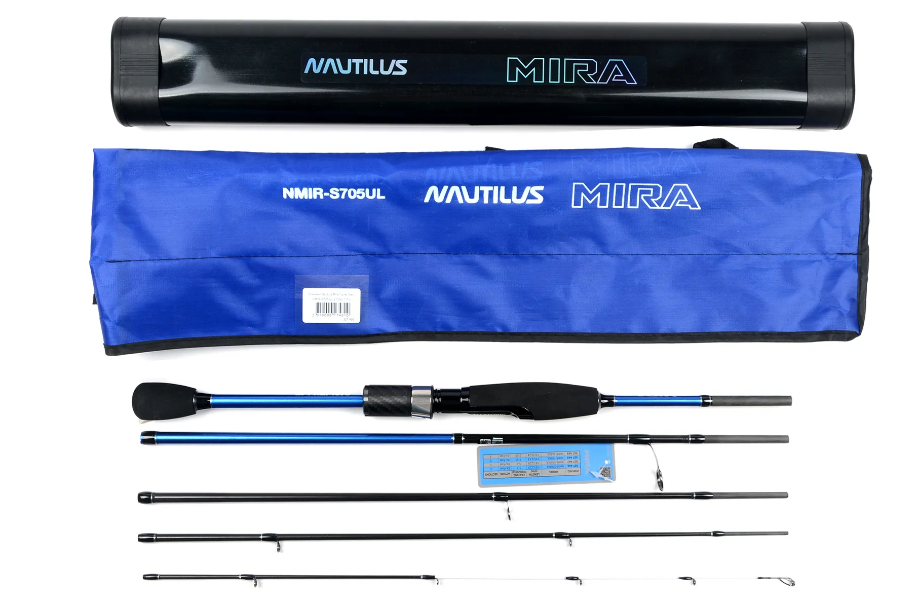 Спиннинг Nautilus Mira Travel NMIR-S705UL 213см 1-7гр (5sec)
