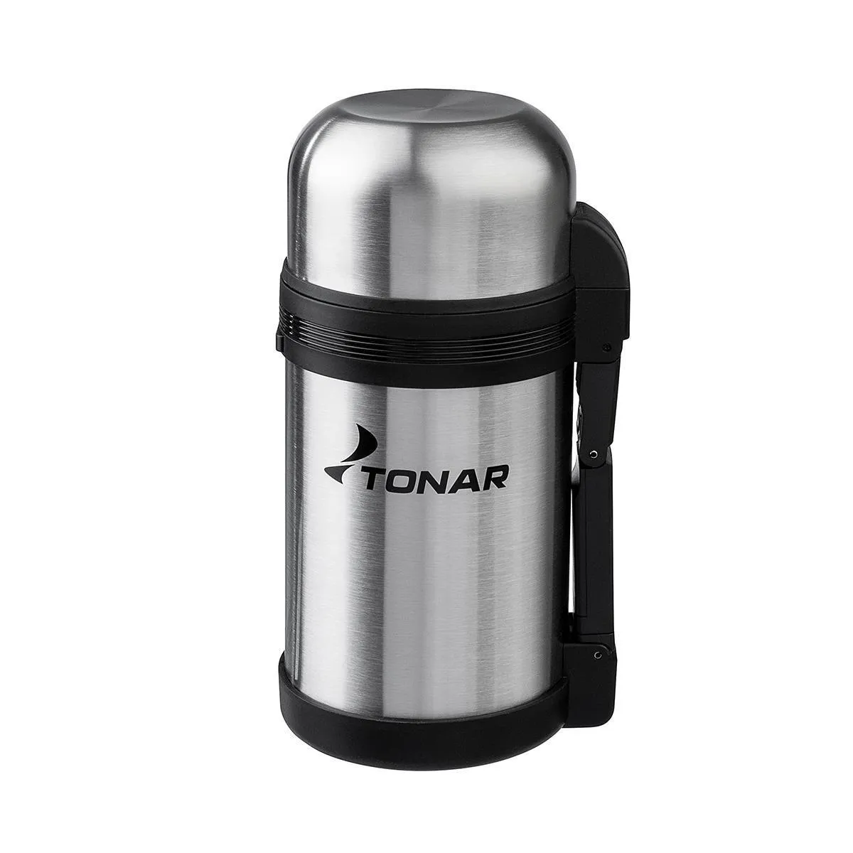 Термос Tonar 1.0л HS.TM-010 (дополн.пласт.чашка, скл.ручка, ремень)