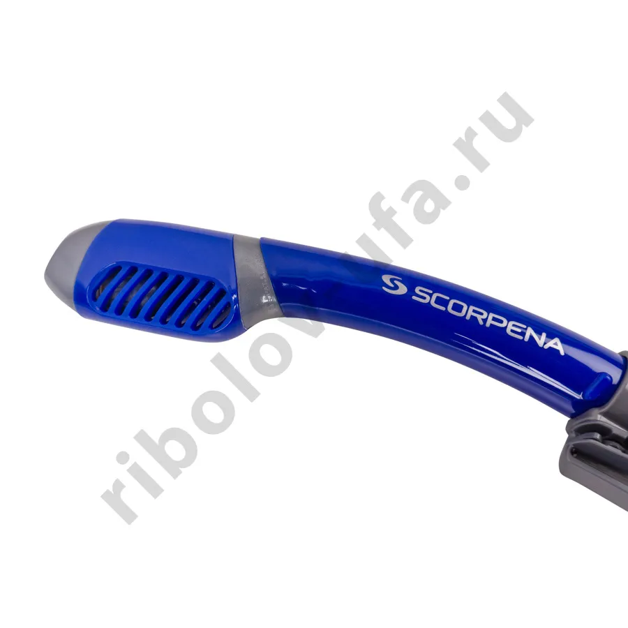 Трубка Scorpena N2 с двумя клапанами, синяя