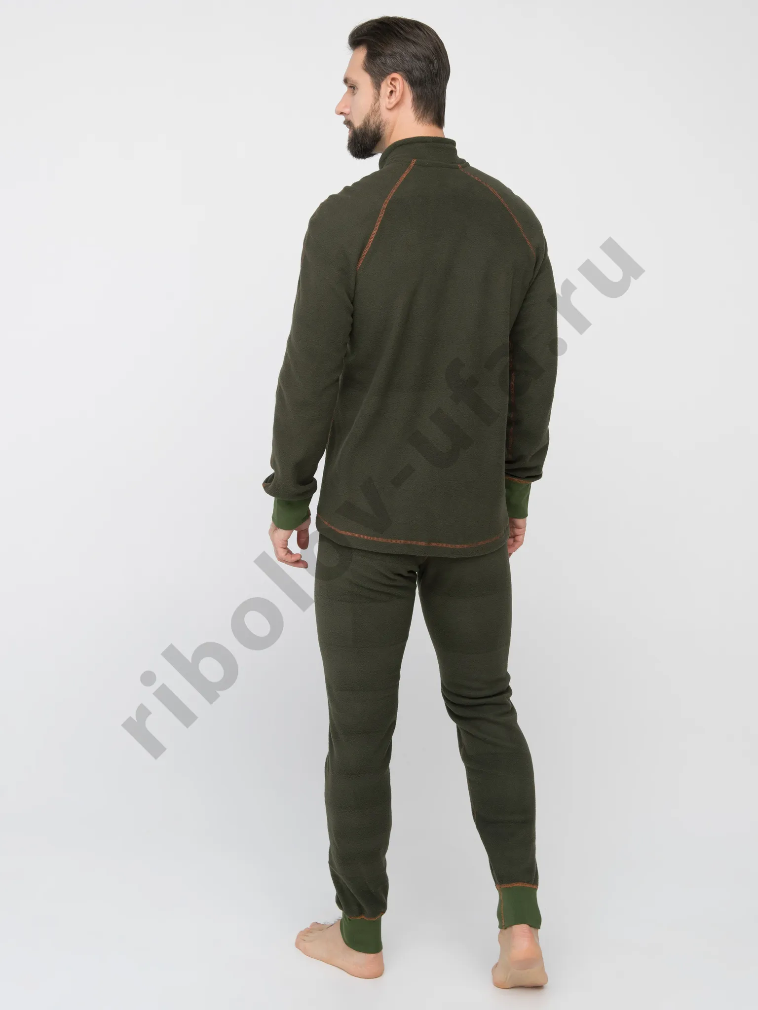 Нижний слой Huntsman Thermoline ZIP цв.Хаки, ткань Флис р. 48-50 (L)