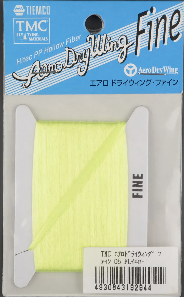 Пряжа полипропиленовая Tiemco Aero Dry Wing Fine Fl. Yellow