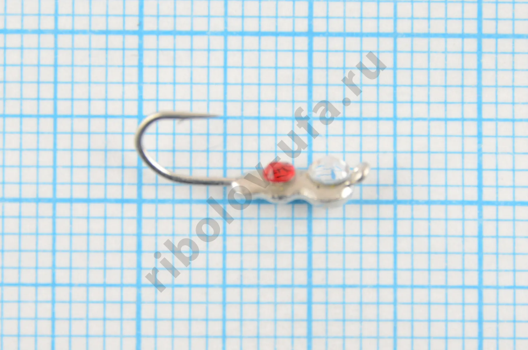 Мормышка вольфрам Bravo Fishing Муравей с ушком и Swarovski 3 мм 0,30гр Sil