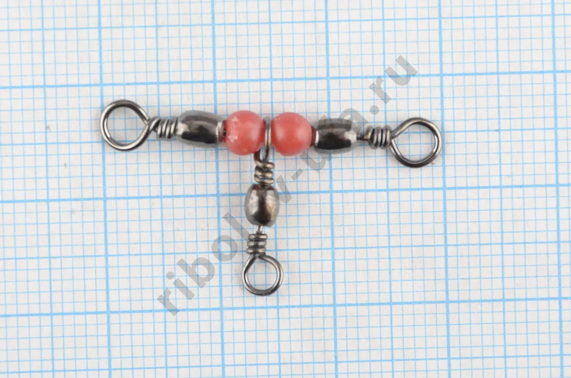 Вертлюжок тройной Catcher Triple Swivel, Barrel, type C # 7x9