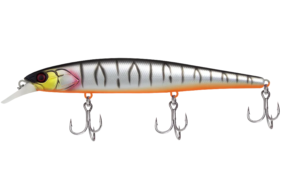Воблер Jackall Mag Squad дл. 160 мм 33.5гр 0-2м suspend цв.uv mat silver tiger