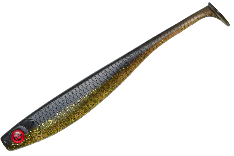 Силиконовая приманка Narval Fishing Skinny 14см #047 Black Gold (3шт/уп)