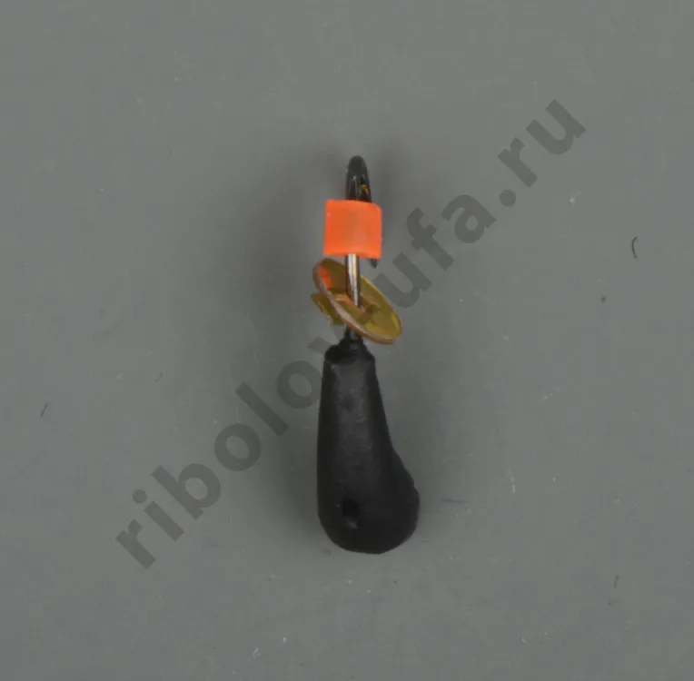 Мормышка Wormix точеная вольфрамовая Уралка d=2.5 с коронкой 0,4гр арт. 427